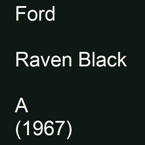 Ford, Raven Black, A (1967).